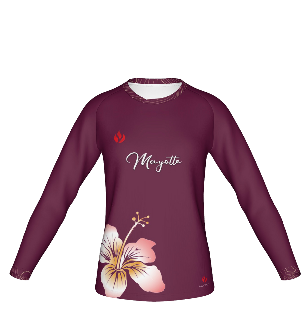 Maillot Tropic Fit Rouge bordeaux