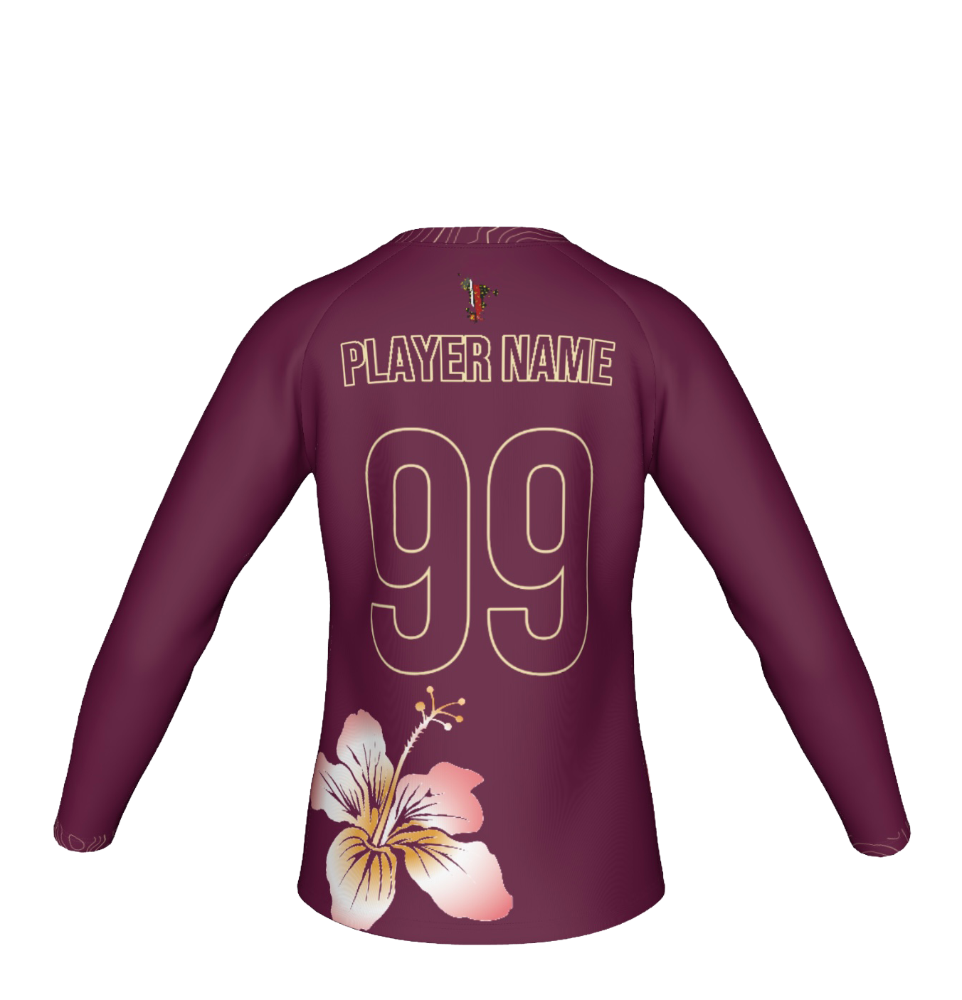 Maillot Tropic Fit Rouge bordeaux