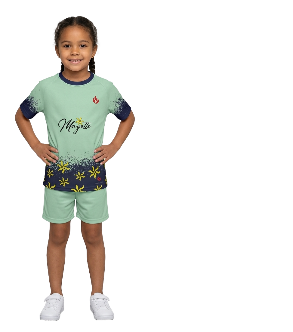 Maillot Ylang Élite Vert enfant