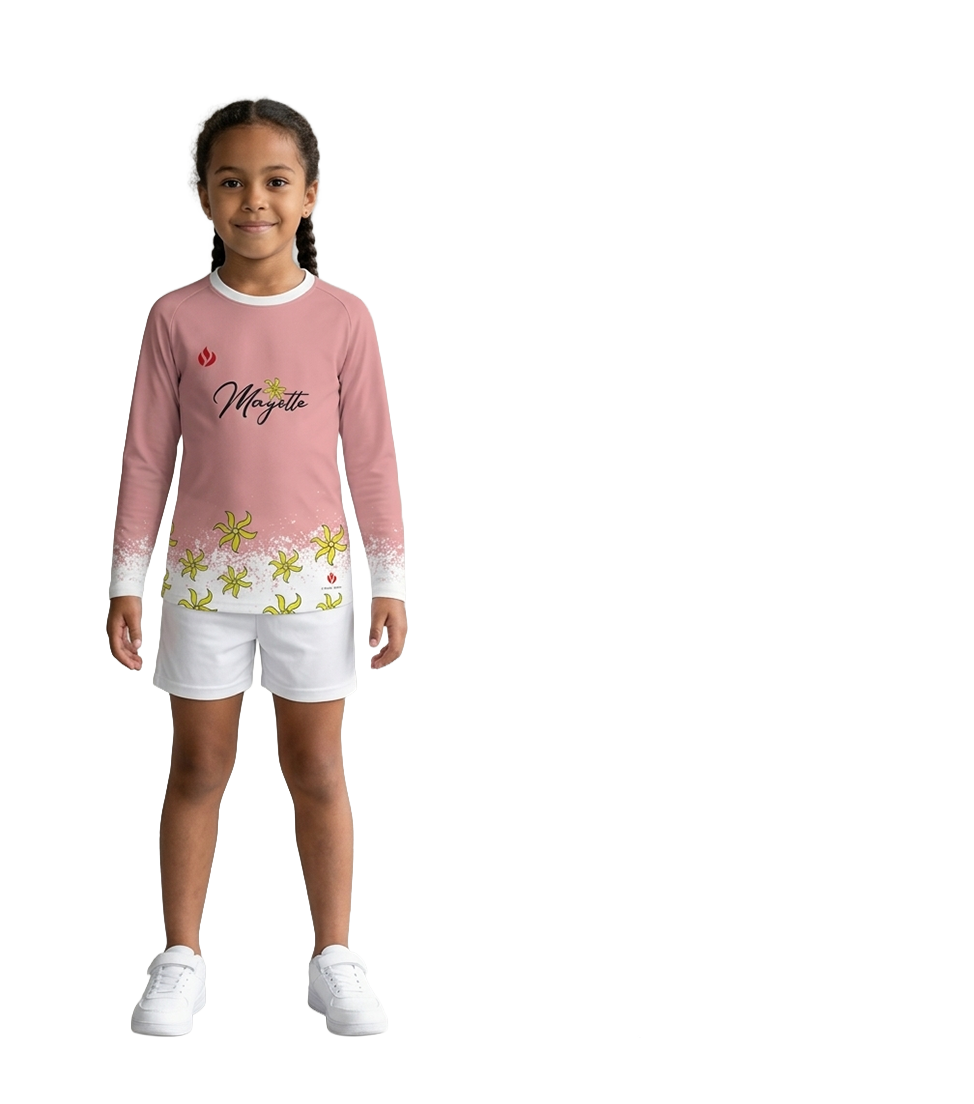 Maillot Ylang Élite Rose enfant