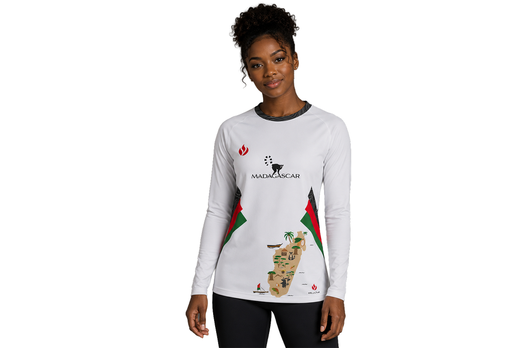 Maillot Madagascar Blanc