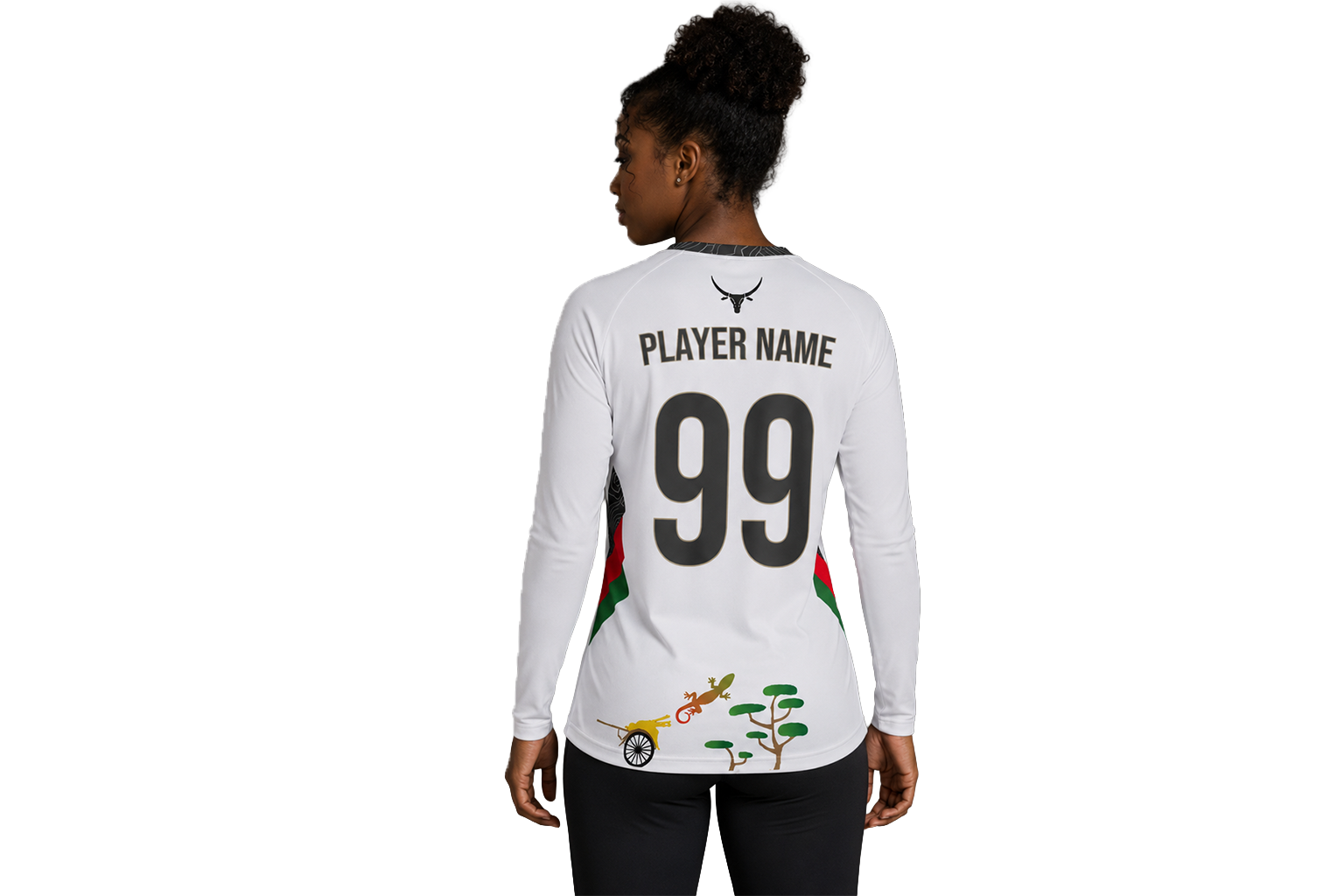 Maillot Madagascar Blanc