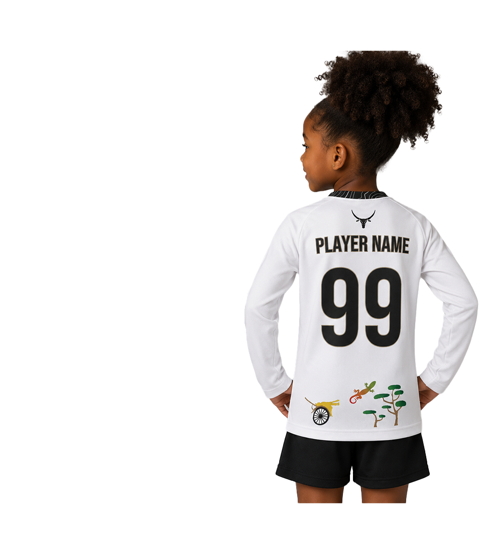 Maillot Madagascar Blanc enfant