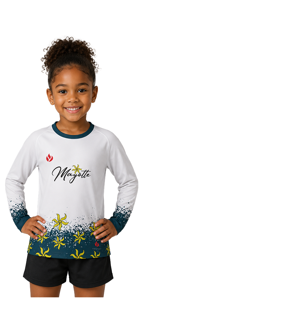 Maillot Ylang Élite Blanc enfant
