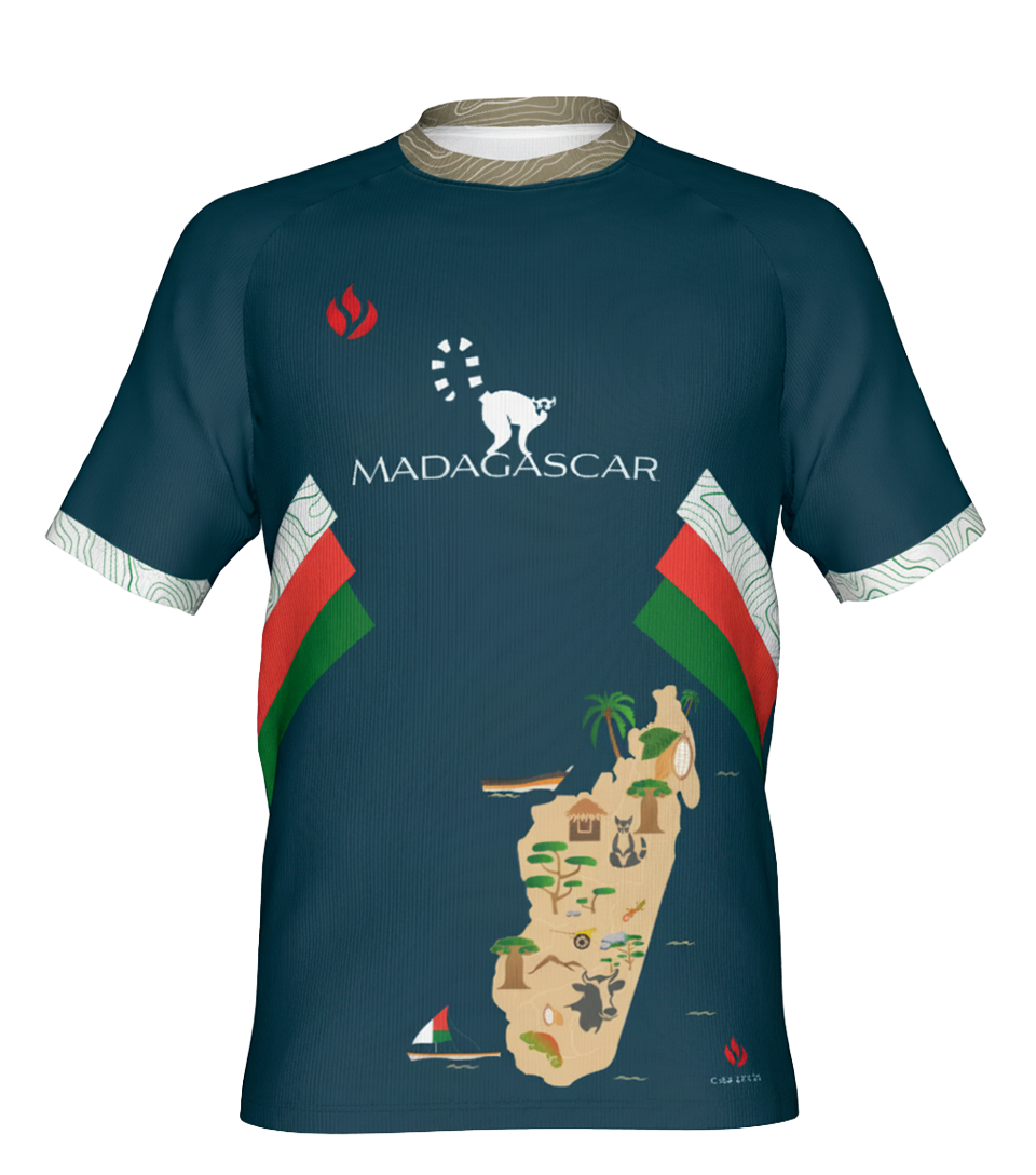 Maillot Madagascar Bleu Foncé