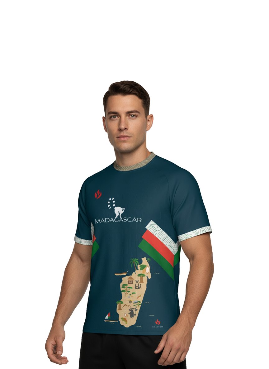 Maillot Madagascar Bleu Foncé