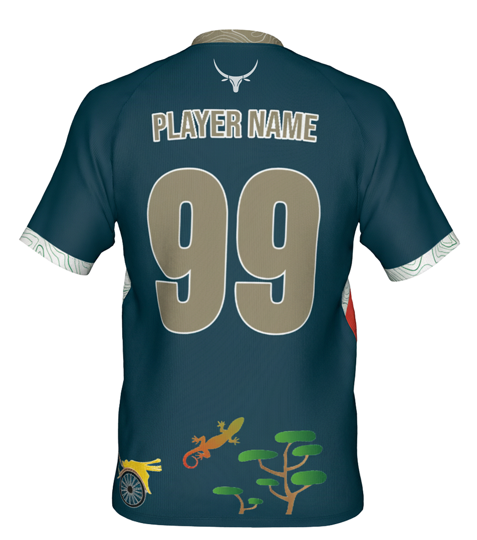 Maillot Madagascar Bleu Foncé