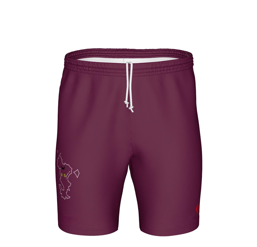 Short Tropic Fit Rouge bordeaux enfant