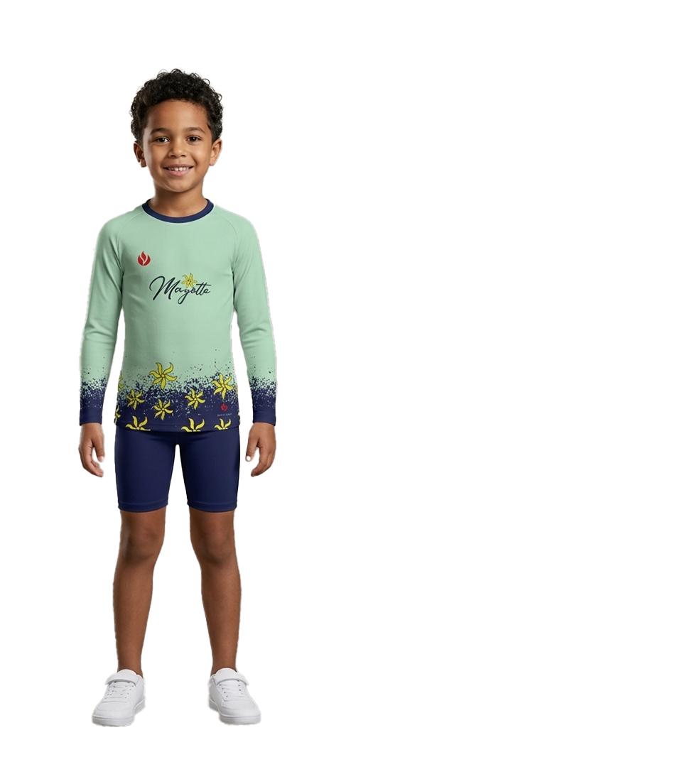 Maillot Ylang Élite Vert enfant